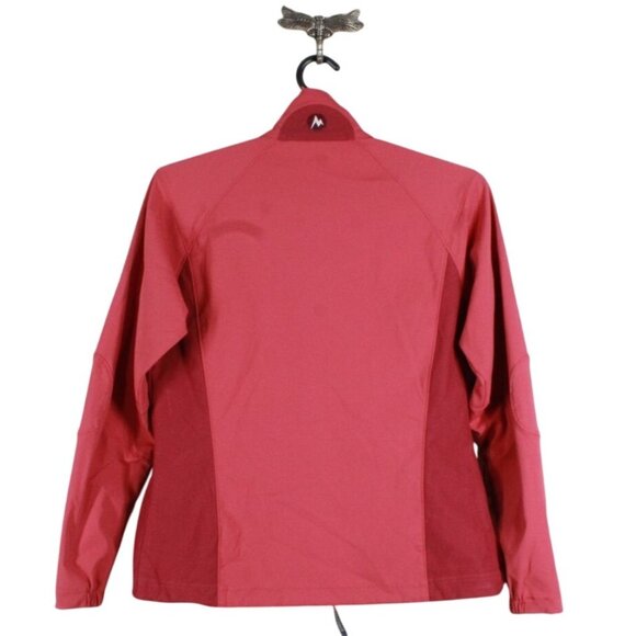 Marmot Womens Full-Zip Red Softshell Jacket Size Large Lightweight Outdoor Wear - Picture 4 of 9